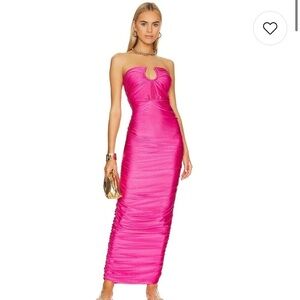 NEW Baobab Magalenha Maxi Dress in Fuchsia